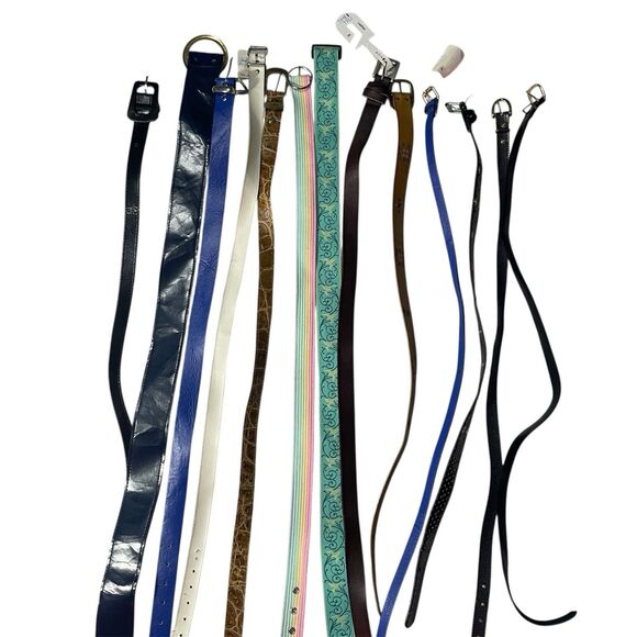 Everyday Belt Reseller Box 13pc Mixed Color Belts Thrift Bundle - Picture 1 of 8